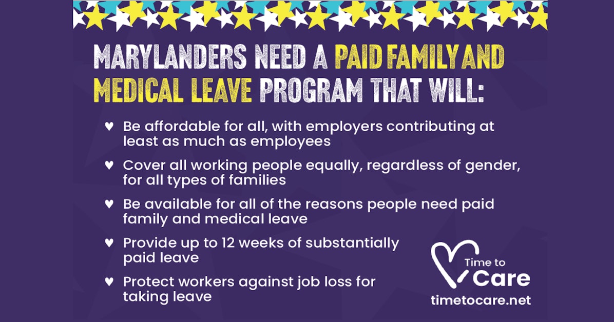 It's Time To Care Help Pass Paid Family & Medical Leave for